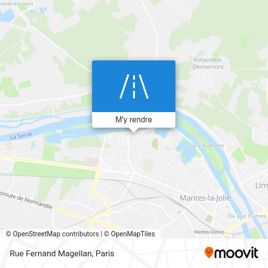 Rue Fernand Magellan plan