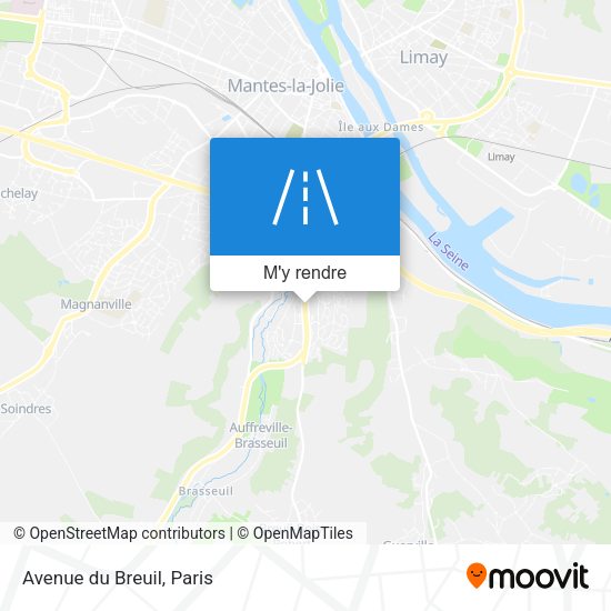Avenue du Breuil plan