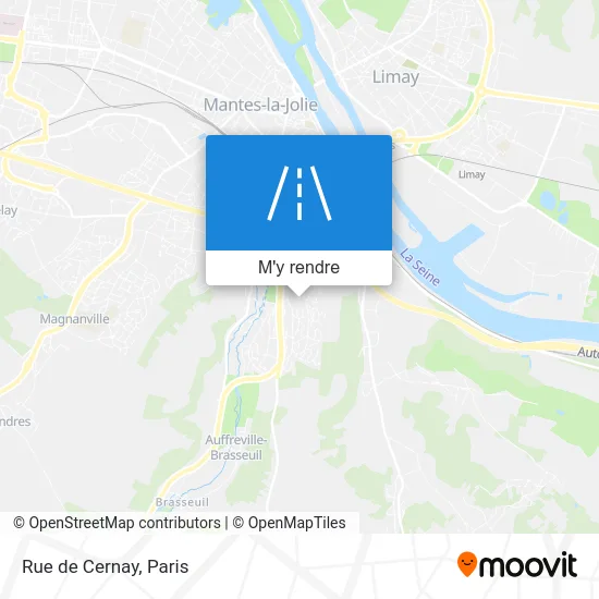 Rue de Cernay plan
