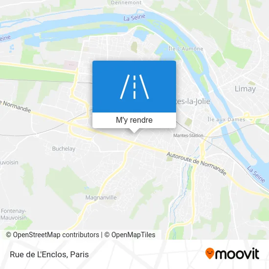 Rue de L'Enclos plan