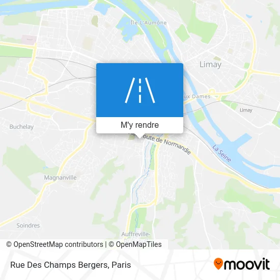 Rue Des Champs Bergers plan