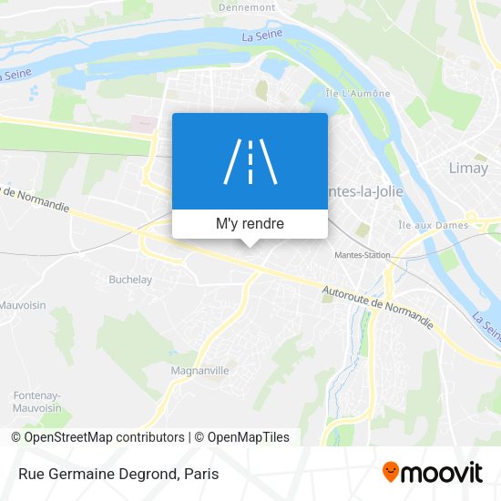 Rue Germaine Degrond plan