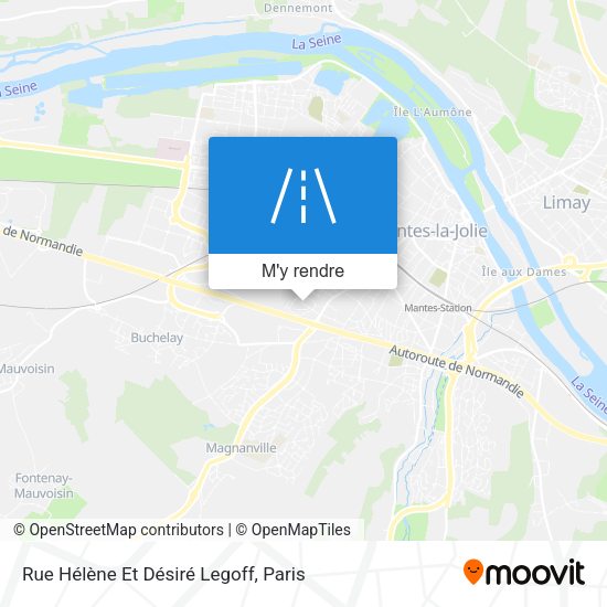 Rue Hélène Et Désiré Legoff plan