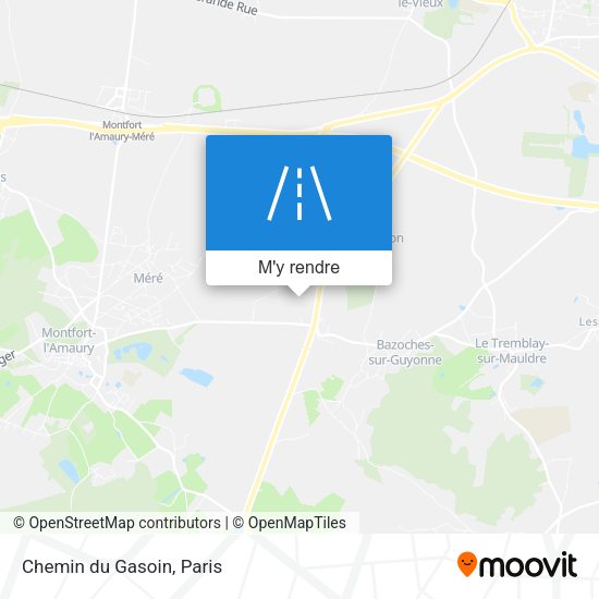 Chemin du Gasoin plan