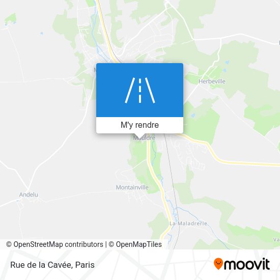 Rue de la Cavée plan