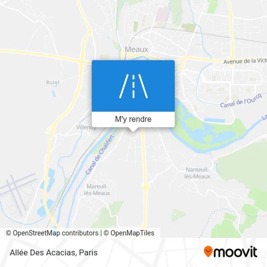 Allée Des Acacias plan
