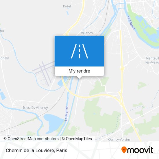 Chemin de la Louvière plan