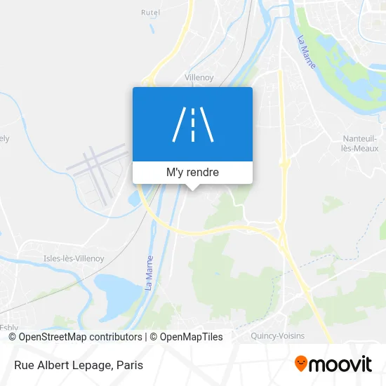 Rue Albert Lepage plan