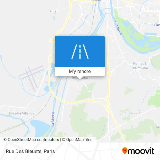 Rue Des Bleuets plan