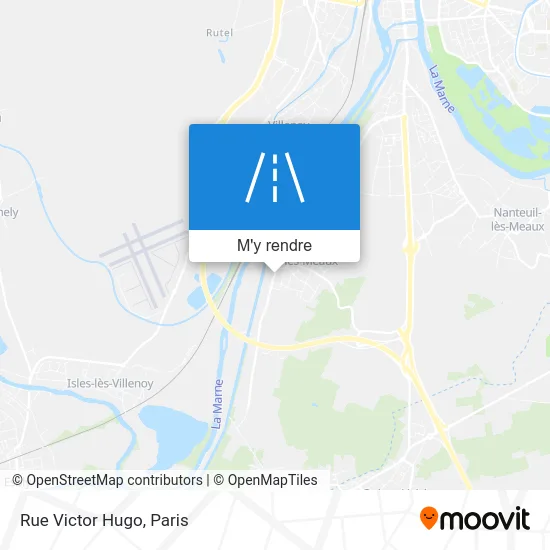 Rue Victor Hugo plan