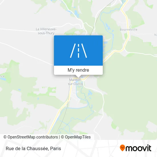 Rue de la Chaussée plan