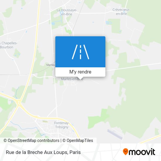 Rue de la Breche Aux Loups plan