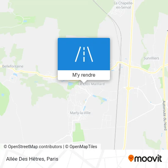 Allée Des Hêtres plan