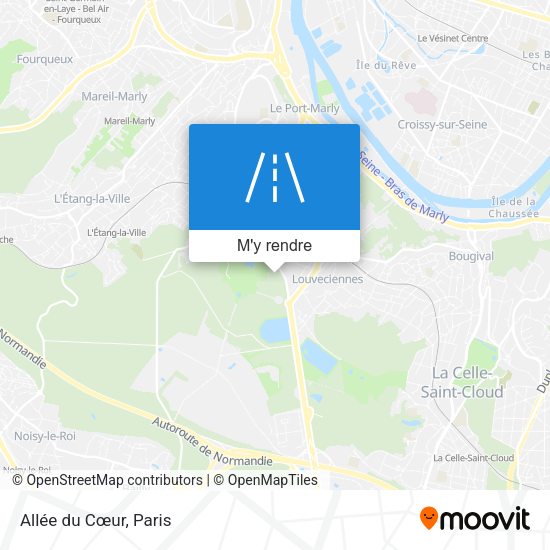 Allée du Cœur plan