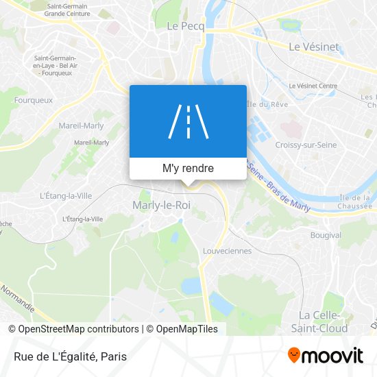 Rue de L'Égalité plan
