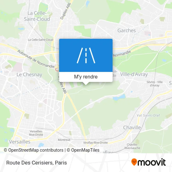 Route Des Cerisiers plan