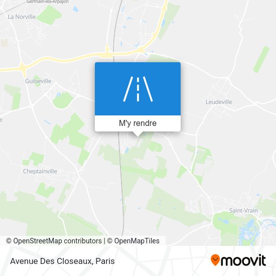 Avenue Des Closeaux plan