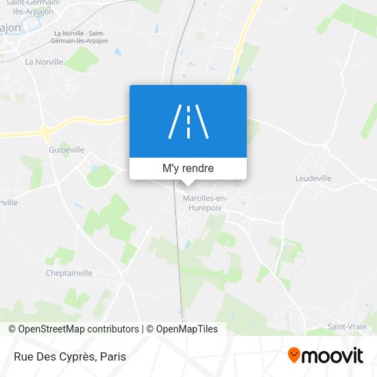 Rue Des Cyprès plan
