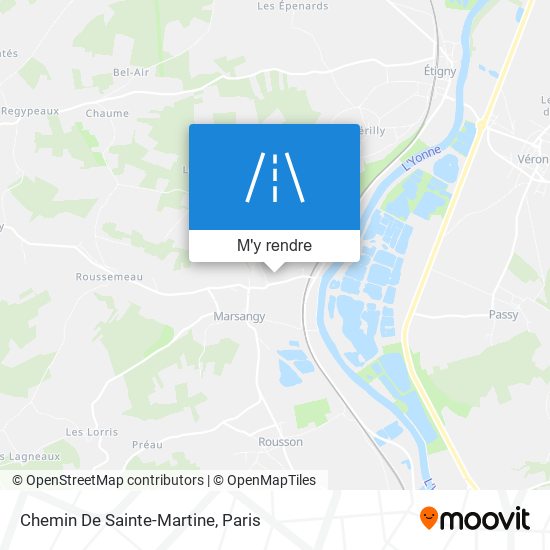 Chemin De Sainte-Martine plan