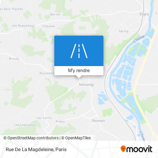 Rue De La Magdeleine plan