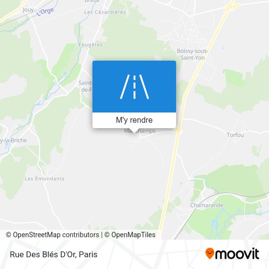Rue Des Blés D'Or plan