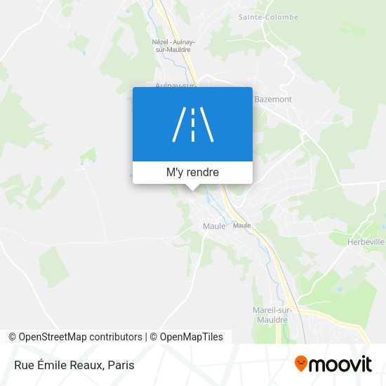 Rue Émile Reaux plan