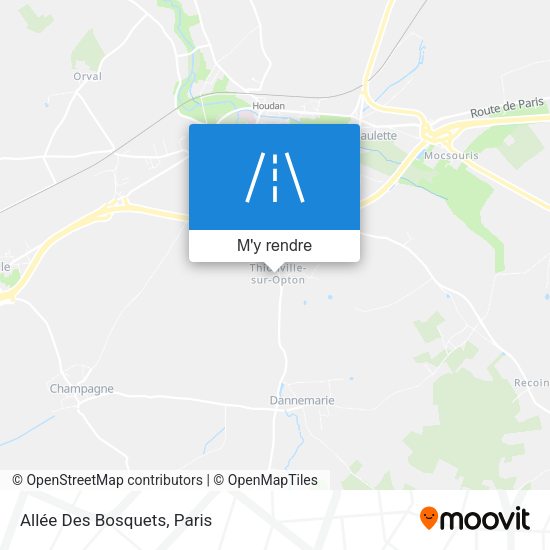 Allée Des Bosquets plan