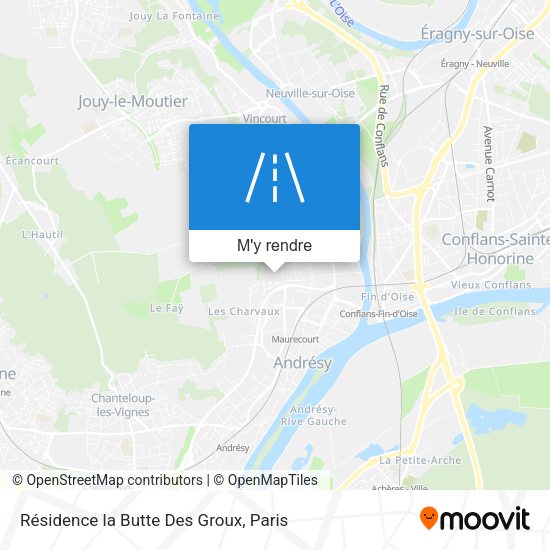 Résidence la Butte Des Groux plan