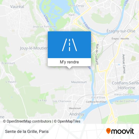 Sente de la Grille plan