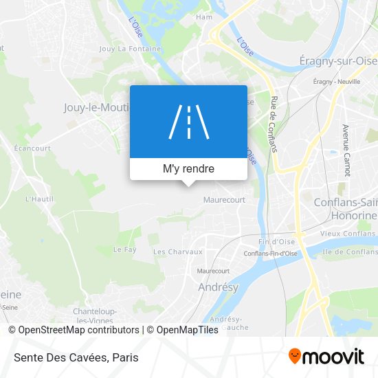 Sente Des Cavées plan