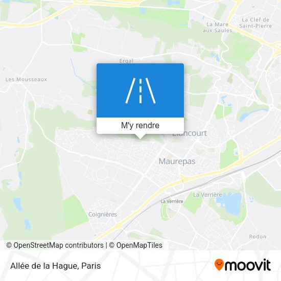 Allée de la Hague plan