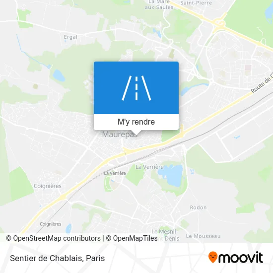 Sentier de Chablais plan