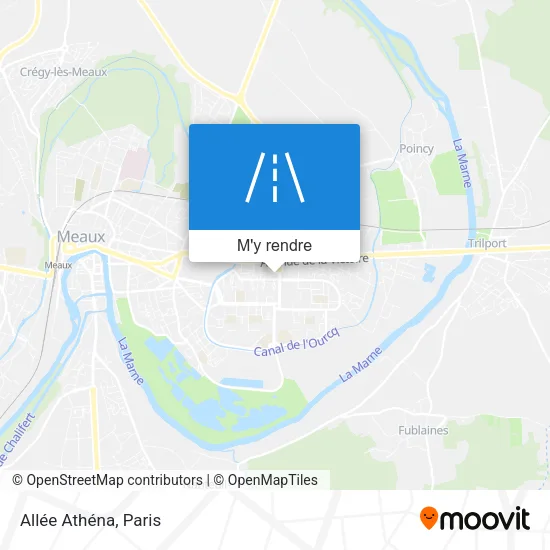 Allée Athéna plan