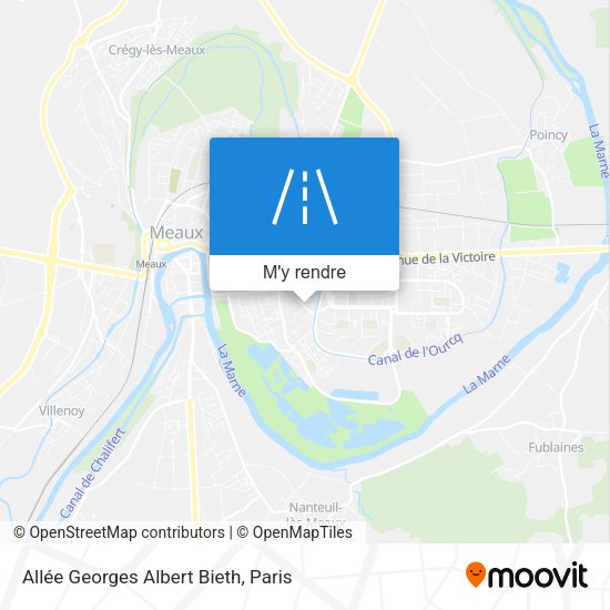 Allée Georges Albert Bieth plan