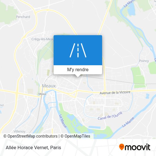 Allée Horace Vernet plan