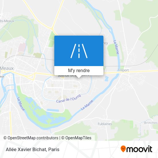 Allée Xavier Bichat plan