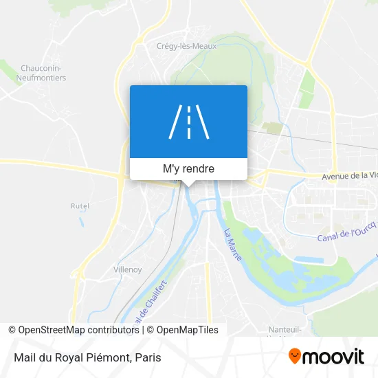 Mail du Royal Piémont plan