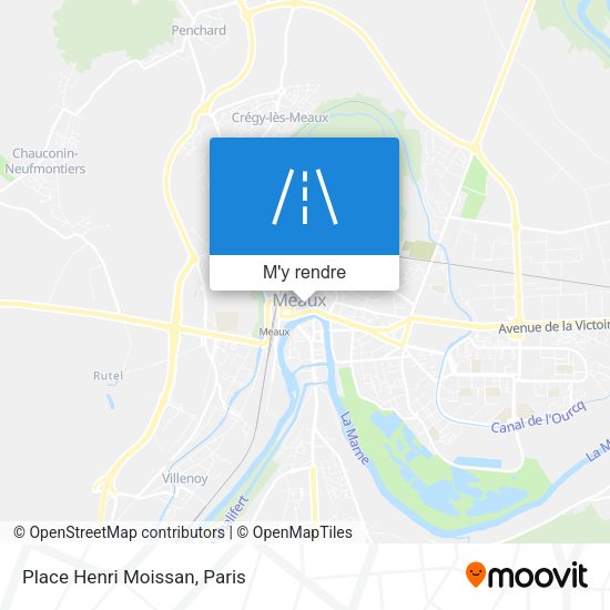 Place Henri Moissan plan