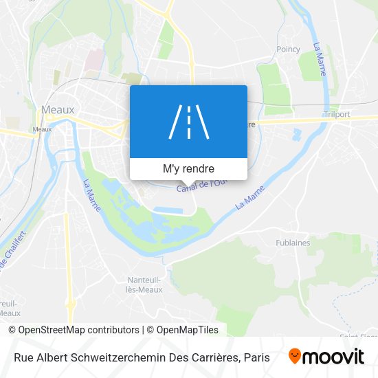 Rue Albert Schweitzerchemin Des Carrières plan