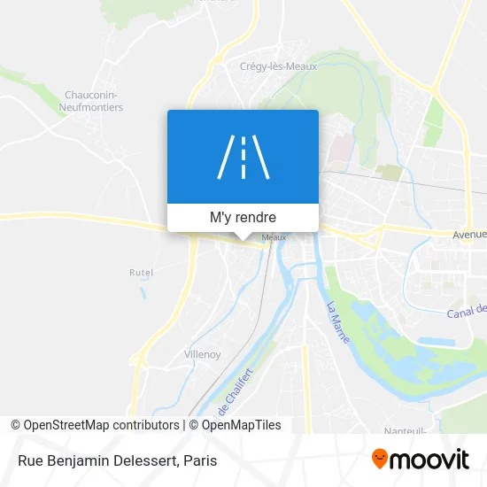 Rue Benjamin Delessert plan