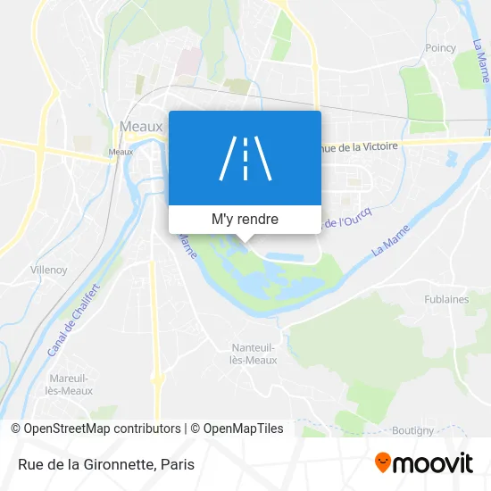 Rue de la Gironnette plan