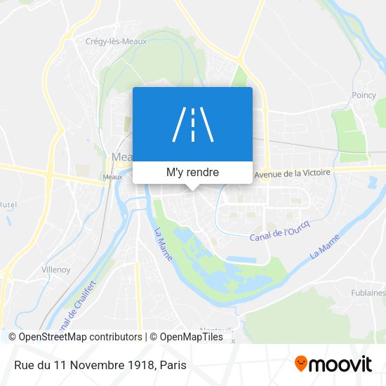 Rue du 11 Novembre 1918 plan