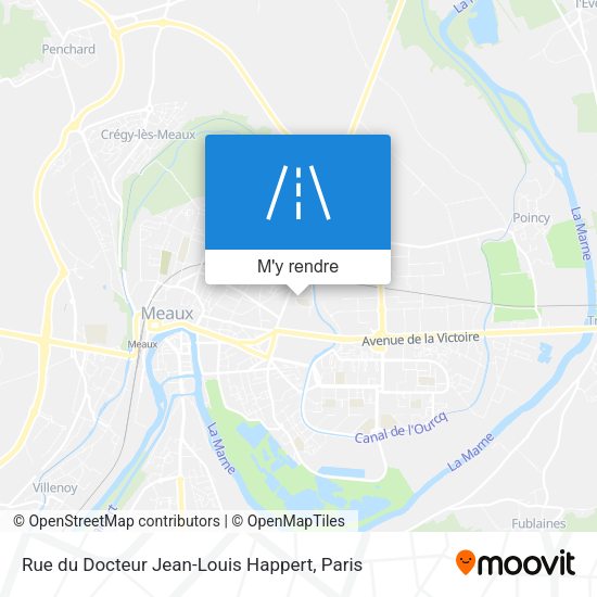 Rue du Docteur Jean-Louis Happert plan