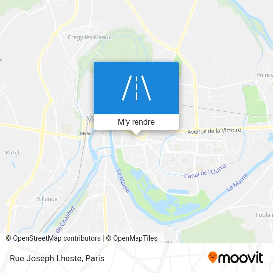 Rue Joseph Lhoste plan