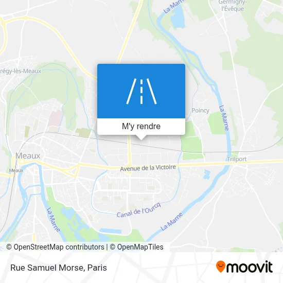Rue Samuel Morse plan