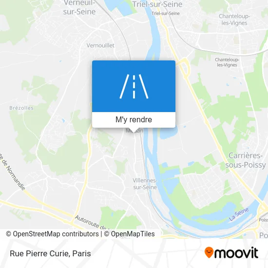 Rue Pierre Curie plan