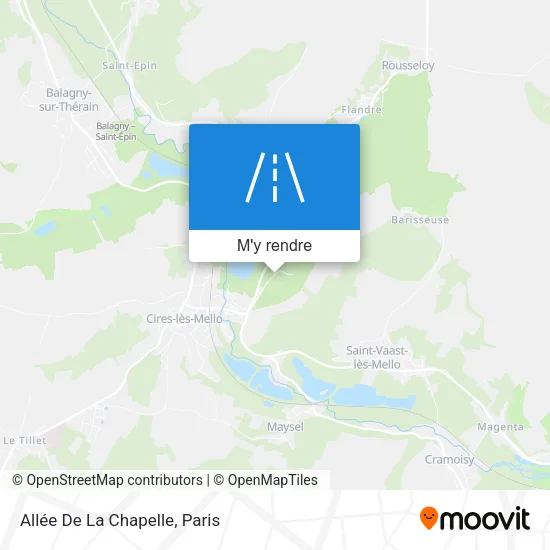 Allée De La Chapelle plan
