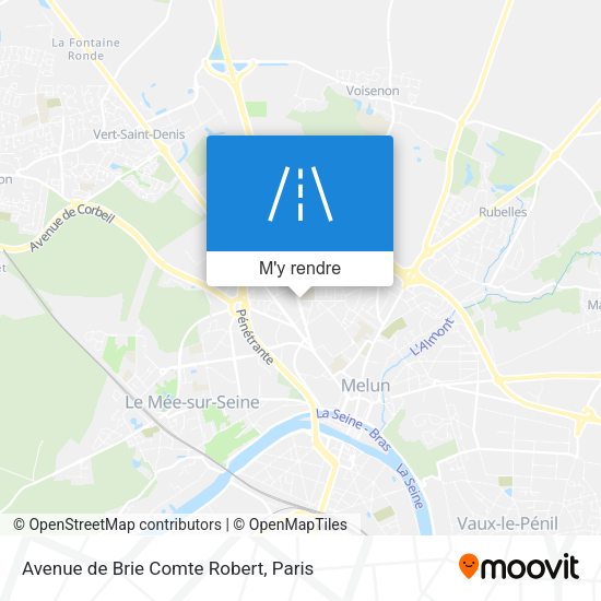 Avenue de Brie Comte Robert plan