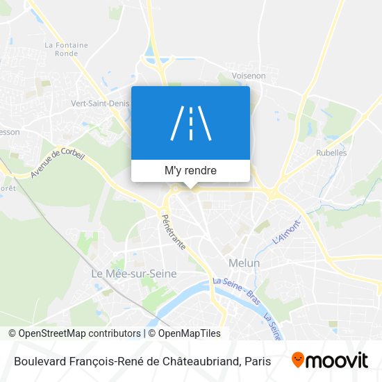 Boulevard François-René de Châteaubriand plan