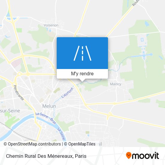 Chemin Rural Des Ménereaux plan